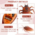 Induction Cockroach Toy for Kids, Smart Sensing Realistic Giant Cockroach Model, Automatic Moving Interactive Fake