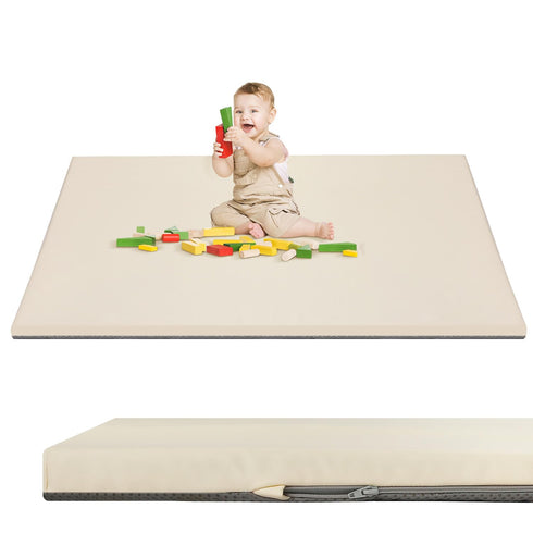 Baby Play Mat 50" X 50",Premium Foam Crawling Mat, Thick & Super