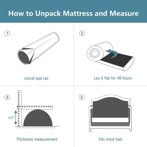 UBBCARE Bed Rail for Toddlers, Bed Bumper for Toddlers, Toddler Bed Bumper with Washable Cover, Rails Guard for Baby