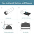 UBBCARE Bed Rail for Toddlers, Bed Bumper for Toddlers, Toddler Bed Bumper with Washable Cover, Rails Guard for Baby