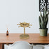 Brass Spinner Ship Wheel, Kinetic Desk Toy Spin with Stand, High Speed Bearing Metal Hand Spinners Anxiety Finger