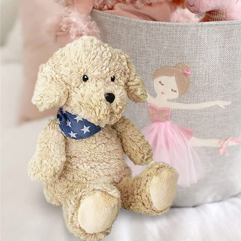 MON AMI Bentley The Puppy Heated Stuffed Animal, 11", Microwavable Lavender Scented Plush Toy