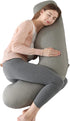 BATTOP Pregnancy Pillows with Cooling Cover,Cooling Maternity Pillow for Sleeping,Support for Belly,HIPS,Legs,Pregnancy