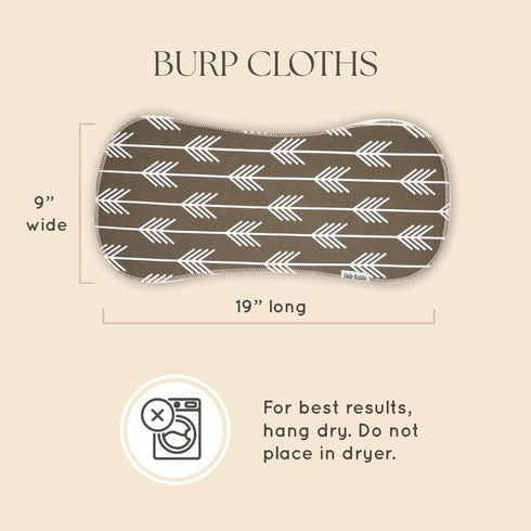 5-Pack 2 1 Dodo Babies Baby Burp Cloths - Soft Absorbent & Neutral Burp Cloths - Contoured Shoulder Fit & Baby Boy