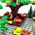 ZHX Garden Park Building Block Parts Botanical Scenery Accessories Plant Set, Compatible with All Major Brands (Without