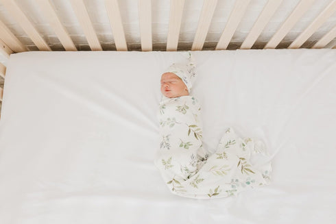 Haven Large Knit Baby Swaddle Blanket by Copper Pearl