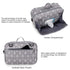 Multipurpose Waterproof Baby Diaper Bag - Stroller Organizer (Arrow Design)