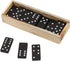 Set 12 Pack Kicko Mini Wooden Dominoes - - Miniature Classic Board Games - Small Blocks, Educational Toys, Game Tiles