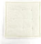 Lush Decor Baby Square with Border Play Mat, 36" x 36", Ivory