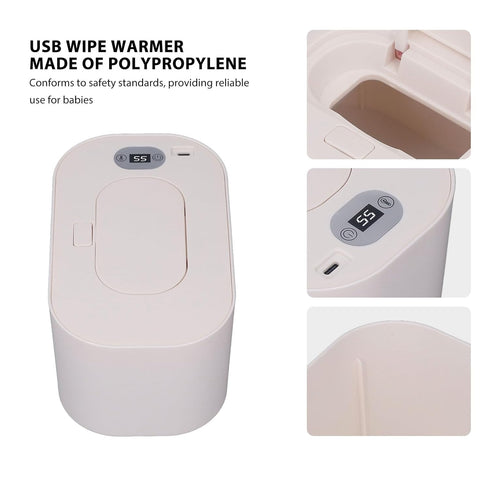 BROLEO Baby Wipe Warmer and Baby Wet Wipes Dispenser, Constant Temperature Heating Wet Wipe Dispenser, Rapid Heating