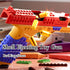 DITOON Dreamplay Shell Ejecting Toy Gun, DIY Automatic Pull Back Action Platebase Compatible with Legos Shooting Games