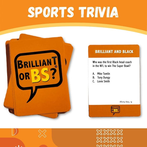 Brilliant or BS? Black Culture Expansion Pack, Trivia Card Game for 4-6 Players, Hilarious Bluffing Game for Adults