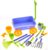 Set 15 Set Set PowerTRC Garden Wagon & Tools Toy Pcs Kids Gardening Tools & Wagon Toy Outdoor Toddler Toys Kids