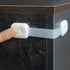 Vmaisi Baby Proofing Cabinet Locks, Adjustable Multi Use Straps for Childproofing Drawers, Fridge, White (4)