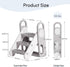 Mloong Counter Kids Step Stool Foldable for Bathroom Sink, Easy Folding Non-Slip Bathroom Stool Toilet Potty Training