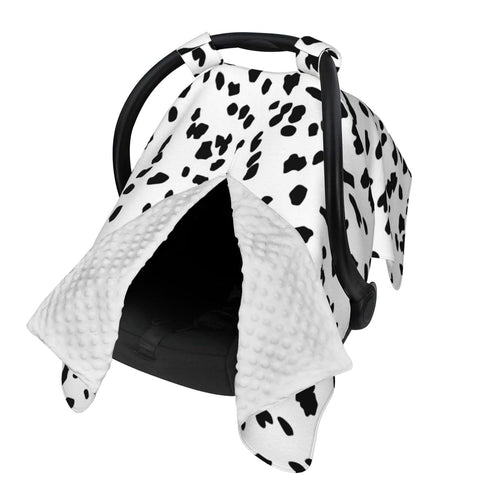 Zhbvncp Dalmatian Pattern Baby Car Seat Cover & Breastfeeding Nursing Cover - Breathable
