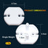 Heyiarbeit 30pcs Outlet Covers, Child Proof Plug Cover Electrical Protector Safety Caps for Home Office