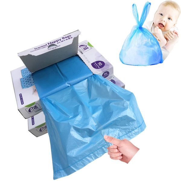 Disposable Diaper Bag for Baby, Diaper Sacks Cover the Incontinence Odor Really,