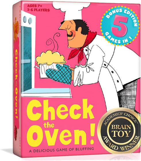 Melon Rind Check The Oven, Math Game for Kids Ages 7+, Educational Fun Card Game for 3-6 Players