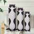 Long Cat Plush Pillow - Black Cat Stuffed Animals Soft Plushies Kawaii Kitten Toy for Kids Girlfriend (Black, 43.3Inch)