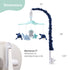 12 The Peanutshell Crib Mobile for Boys or Girls - Light and Dark Blue Musical Baby Crib Mobile with Lullabies, Ocean