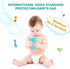 Toys for 1 Year Old Boy, 15 Functions Baby Toy Phone for 1+ Year Old, Baby Toys 12-18 Months, Cyan