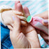 HAKIDZEL 10Pcs Trimmer Nail Grinding Heads Replacement Pads Electric Nail Accessories for Nail Care of Newborns