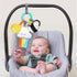 0 Itzy Ritzy Teething Activity Toy - Bitzy Busy Ring Infant Teething Toy Features Braided Ring & Dangling Toys
