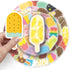 LYLSDSB 50 Summer Popsicle Stickers Pcs Colorful Ice Cream Sticker for Water Bottle Scrapbook Luggage Laptop Bike Car