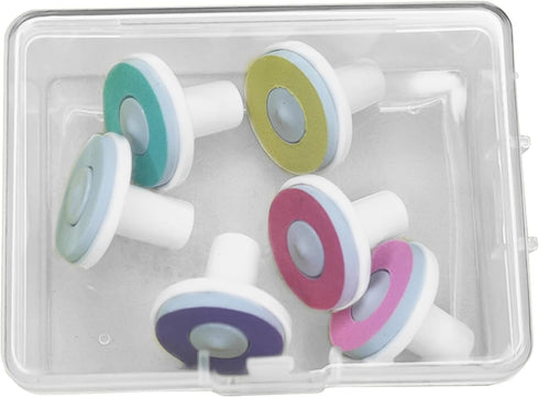 DYKKLKQ 6 Count Trimmer Set (6pcs Electric Nails Pads for Baby Gentle Manicure Accessories Infant Nails Polishing
