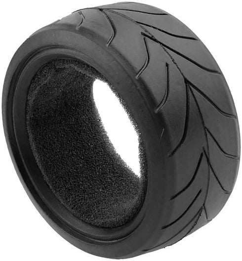 RC 1:10 On-Road Racing Car Rubber Tires with Sponge Inside for HSP HPI (4PCS, J)