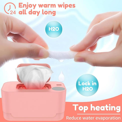 Generic Baby Wet Wipes Dispenser,Baby Wipe Warmer for Home Use,Travel Friendly with Direct Plug-in Power Supply