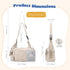14L Spacious Puffer Diaper Tote Bag - Ideal for Travel & Hospital Use