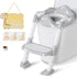 Potty Training Seat with Step Stool, Toddler Toilet Seat w/Ladder, Potty Training