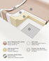 Cozy YACODAVO Wipeable Baby Changing Pad for Dresser and Table, Diaper Changing Pad with Waterproof & Wipe-Clean