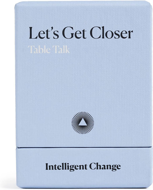 Intelligent Change Get Closer: Table Talk Conversation Cards, Dinner Party Conversation Starters,