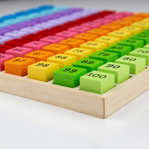 Bigjigs Toys Wooden Number Counting Tray, Educational Toys, Maths Games, Montessori Toys