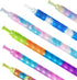 IERKEIE 120 Pcs Pop Bracelet Bubble Fidget Sensory Toys for Party Favors, Pop Keychain Bulk for Classroom Prizes