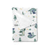 Cartoon Fairy Tale Dragon Baby Blanket, Watercolor Dragons Flannel Swaddle Blanket for Boy Girl (Green 30x40)