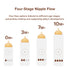 Nipple(7-10 Months),8oz1pack Thyseed Silicone Natural Breast-Like Bottle
