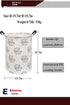 ESSME Baby Hamper, Nursery Laundry Basket, Lion Storage Basket, Toy Bin for Boys, Gift Baskets & Room Decor (Lions)