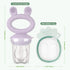 4 Haakaa Baby Fruit Food Feeder & Mini Freezer Nibble Tray Combo, Breastmilk Popsicle Molds for Baby Cooling Relief