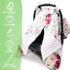 Cozy, TANOFAR Car Seat Cover Baby, Carseat Covers Baby Boy Girl, Peekaboo Opening Infant Car Seat Cover for Winter