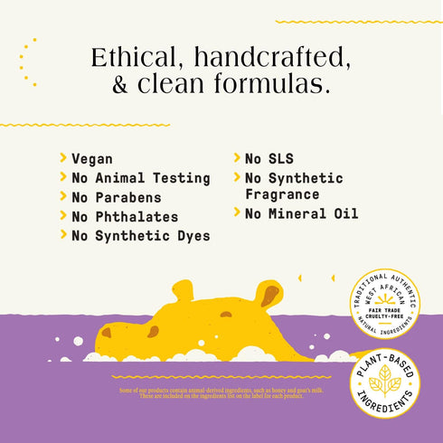 Alaffia Babies and Kids Bubble Bath, 32 Fl Oz - Gentle Baby Essentials for Delicate Skin, Vegan Lemon Lavender