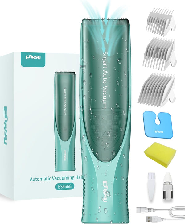 ENSSU Baby Hair Clipper,Vaccum Hair Clippers for Kids/Toddlers,Cordless Baby Hair Cutting Kit