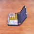EKKZ 1:6 Set Scale Miniature Black Briefcase with Fake Gold Bars, Mini Dollar Bill Bundles, Vintage Coins & Toy Weapons