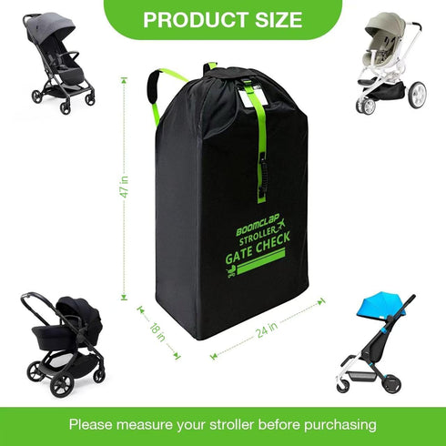 BOOMCLAP Durable stroller travel bag for airplane,stroller bag carseat cover for Double/Single/Jogging