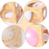 Toyvian Box Balloon Hole Sizer, Collapsible Measuring Tool for DIY Balloon Sizes, Wooden Foldable Measurer
