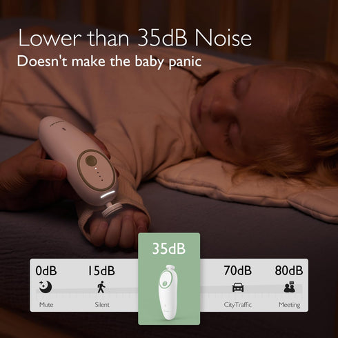 Innovative Baby Bottle Brush Kit with Nail File - Electric Green