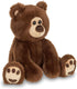 Bearington Lil' Barnaby Chocolate Brown Plush Stuffed Animal Teddy Bear, 11.5 Inches